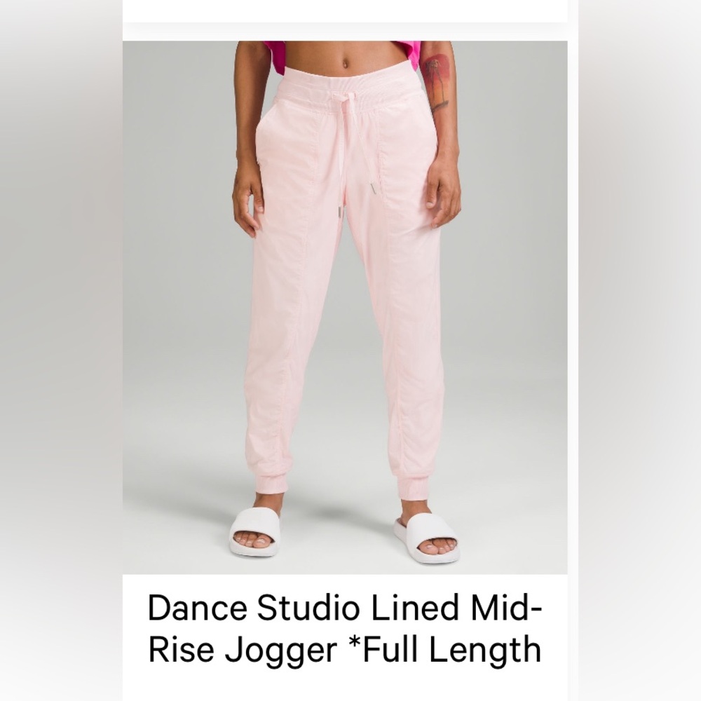 Lululemon Dance Studio Lined Mid-Rise Jogger Full Length